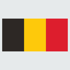 The German flag vector is very suitable for learning media, stickers, icons and school decorations