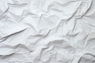 Obraz premium Processed collage of crumpled white paper sheet texture. Background for banner, backdrop or texture