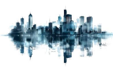 Obraz premium Future abstract urban community