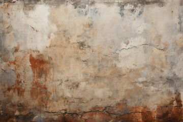 Obraz premium Processed collage of dirty brown concrete wall surface texture. Background for banner, backdrop