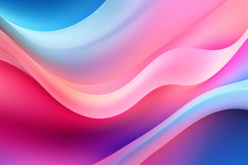 Fototapeta premium Abstract waves shape glowing in ultraviolet spectrum. Background for banner, backdrop or texture