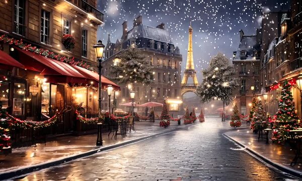 landmark of paris on background