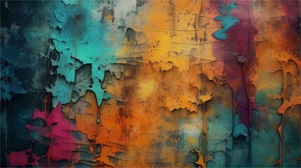 Fototapeta premium Grunge painted backdrop