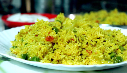Tahri, tehri, tehiri or tahari is an Indian meal made using mixe