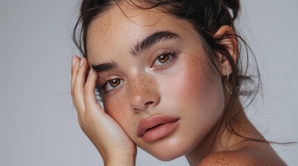 Fototapeta premium The woman's natural portrait