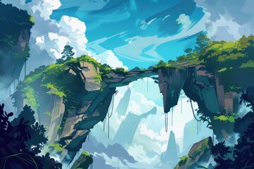 Verdant Skyward Spires