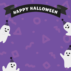 かわいいハロウィーンのフレーム