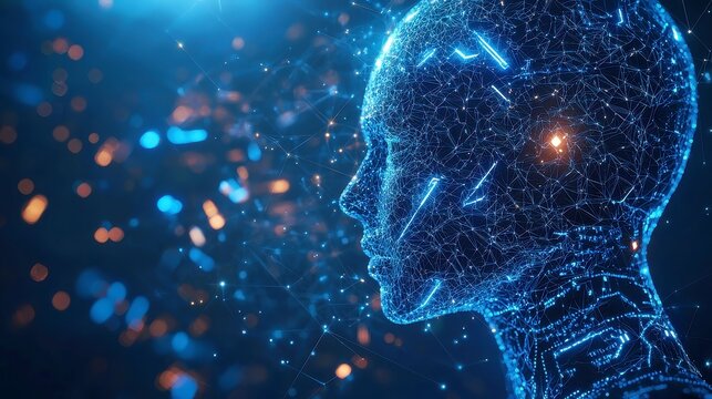 Futuristic AI Ethics Framework, an imaginative representation of artificial intelligence crafting ethical guidelines, showcasing the digital transformation and moral considerations in technology.