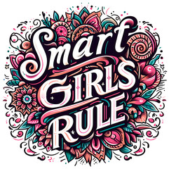 Smart Girls Rule, typography