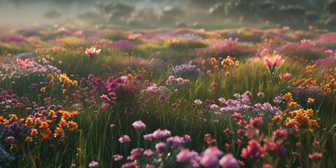 Obraz premium Beautiful flowers background