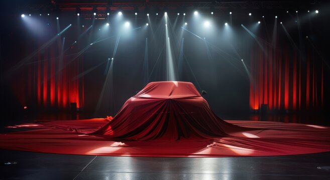 Car Unveiling on a Stage