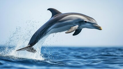 Fototapeta premium Dolphin Leaping Out of the Water