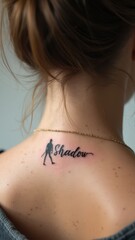 Shadowy Reflection - A Tattoo Depicting the Silhouette of a Person