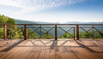 Fototapeta premium Balcony view isolated 