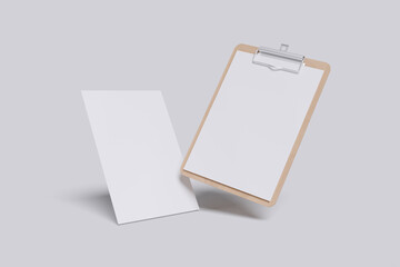 Clipboard Menu Mockup