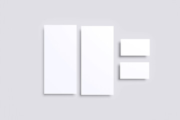 Fototapeta premium Dl Brochure Mockup