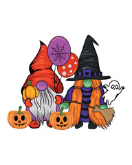 Cute Halloween sublimation design for Halloween T-shirt and Print items, Halloween PNG