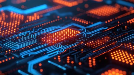 Obraz premium Future of Economic Disruption: Technological Advances and Digital Platforms in High Detail 8K Image