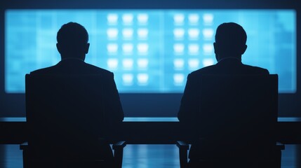 Future of Economic Forecasting: Digital Forum Debates in High Detail 8K Resolution with Copy Space for Text