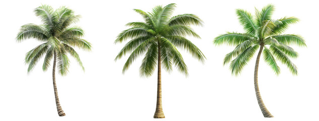palm tree isolated on transparent background