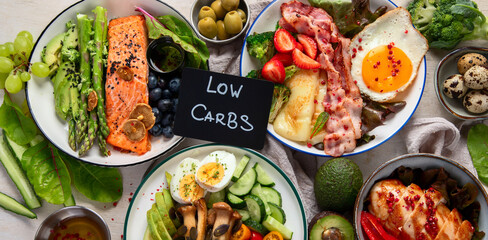 Cooked, healthy keto diet food.