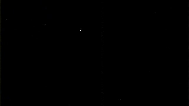 Vintage film effect overlay with imperfections, including stains, dust, grit, and splatter patterns on a black background