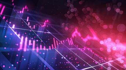 infographic business chart stock Investment finance market data monitor digital