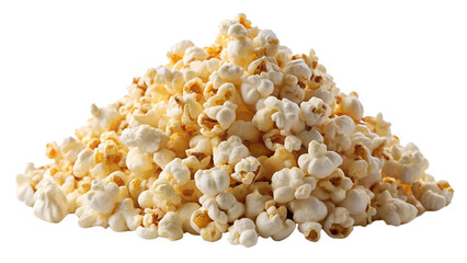 popcorn isolated on white background