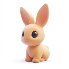 Cute 3D Rendered Bunny
