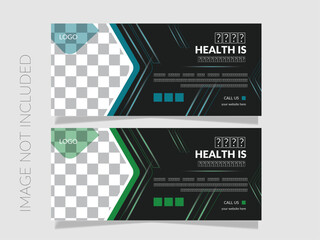 corporate medical social media cover banner design