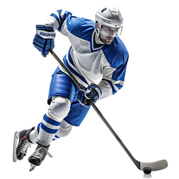recommend clip art:  Ice hockey player  isolated on transparent background