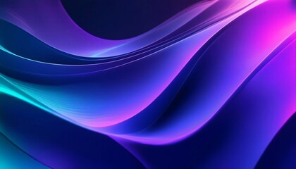 Abstract waves shape glowing in ultraviolet spectrum. Background for banner, backdrop or texture for 3D mapping