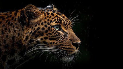 Fototapeta premium Leopard And Stone, Raw And Powerful