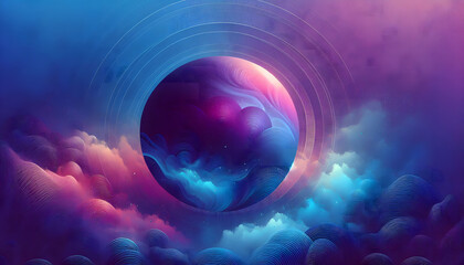 Violet Dreamscape An abstract journey through colors and textures.