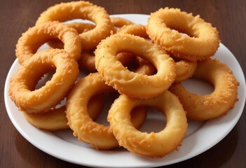 fresh fried onion rings, ai