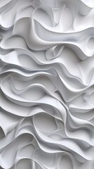Abstract White Swirls