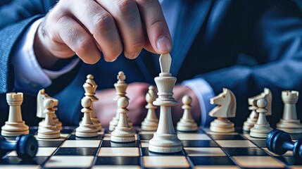 chess strategy pawn board competition chessboard digital marketing choice concept