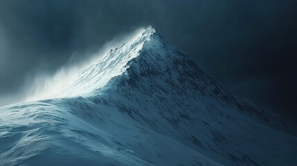 Fototapeta premium glacier in the mountains