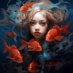 Portrait of a beautiful young woman6