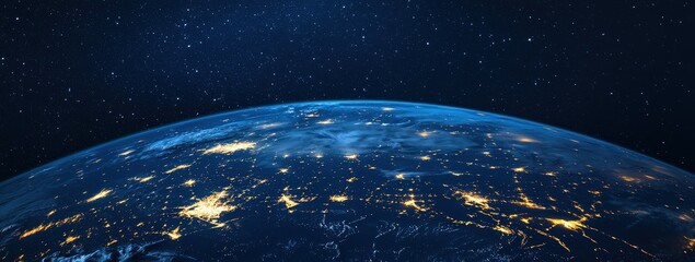 Obraz premium Earth from Space, A View of Our Planet