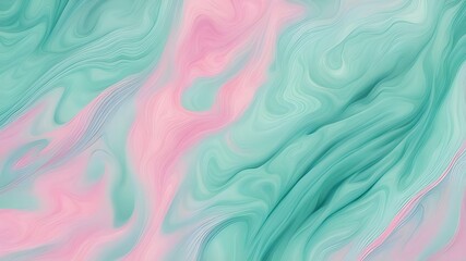 Obraz premium mint ink liquid background