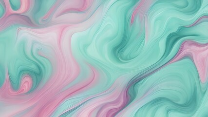 mint ink liquid background