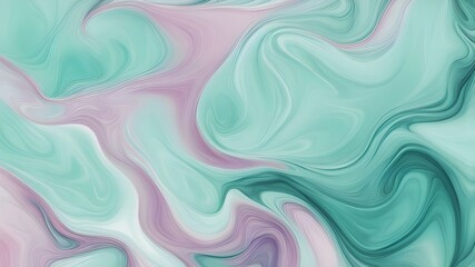 Fototapeta premium mint ink liquid background