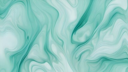 Obraz premium mint ink liquid background
