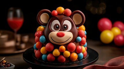 Ape-Shaped Cake, Creative Confectionery