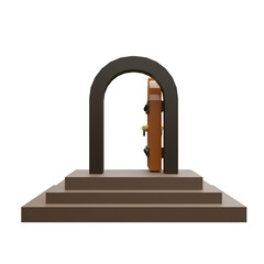 3D Door Illustration