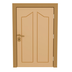 3D Door Illustration