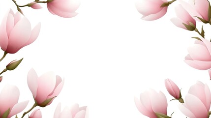 Naklejka premium Vintage lined paper adorned with delicate pink flowers for creative journaling