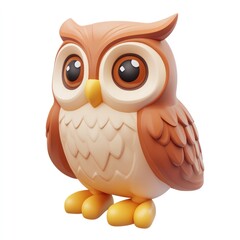 Fototapeta premium 3D icon of owl