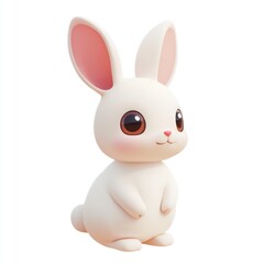 3D icon of rabbit